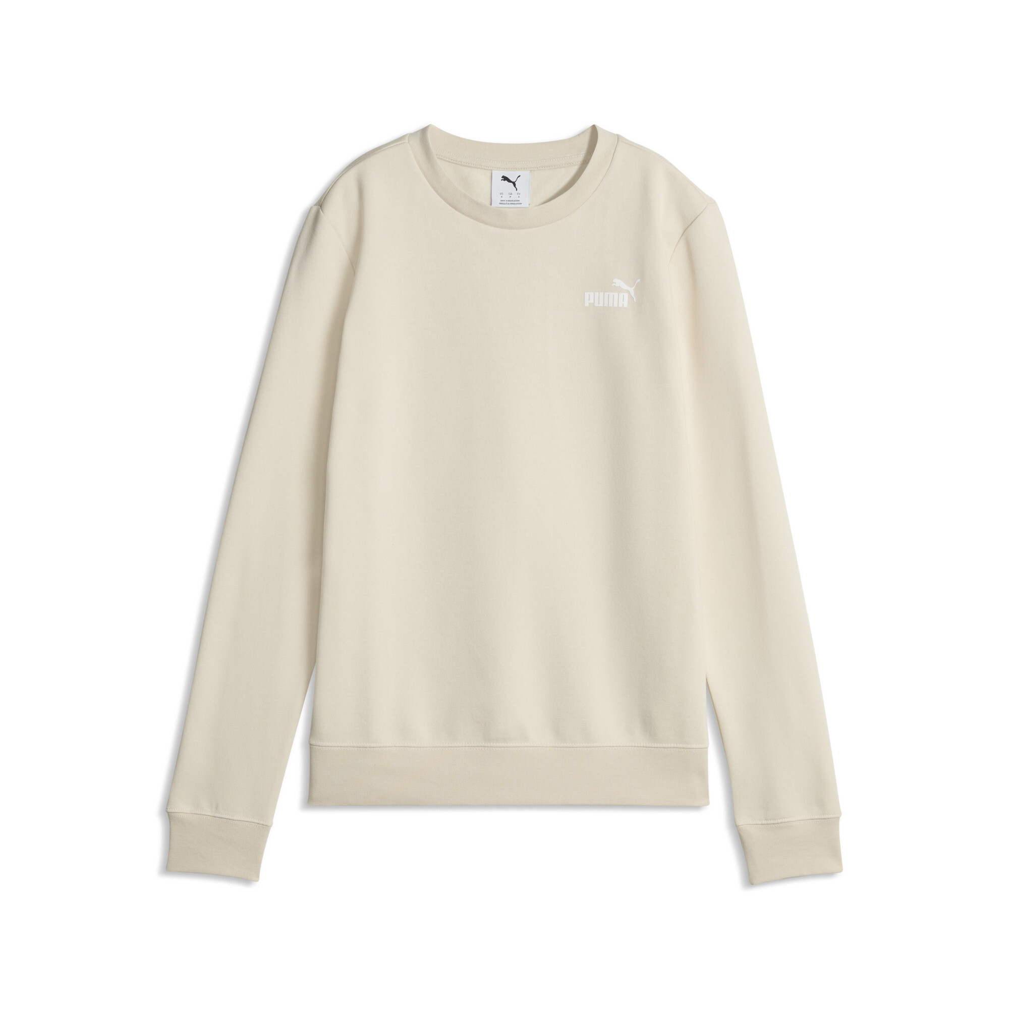 PUMA Essentials No. 1 Logo Crew Sweatshirt Damen, Kleidung, Weiß, XXS