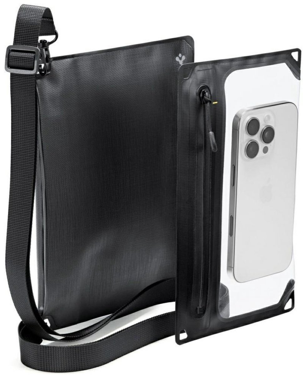 Spigen Aqua Shield WaterProof Case A640 (Dual - Crossbag) 1 Pack - black