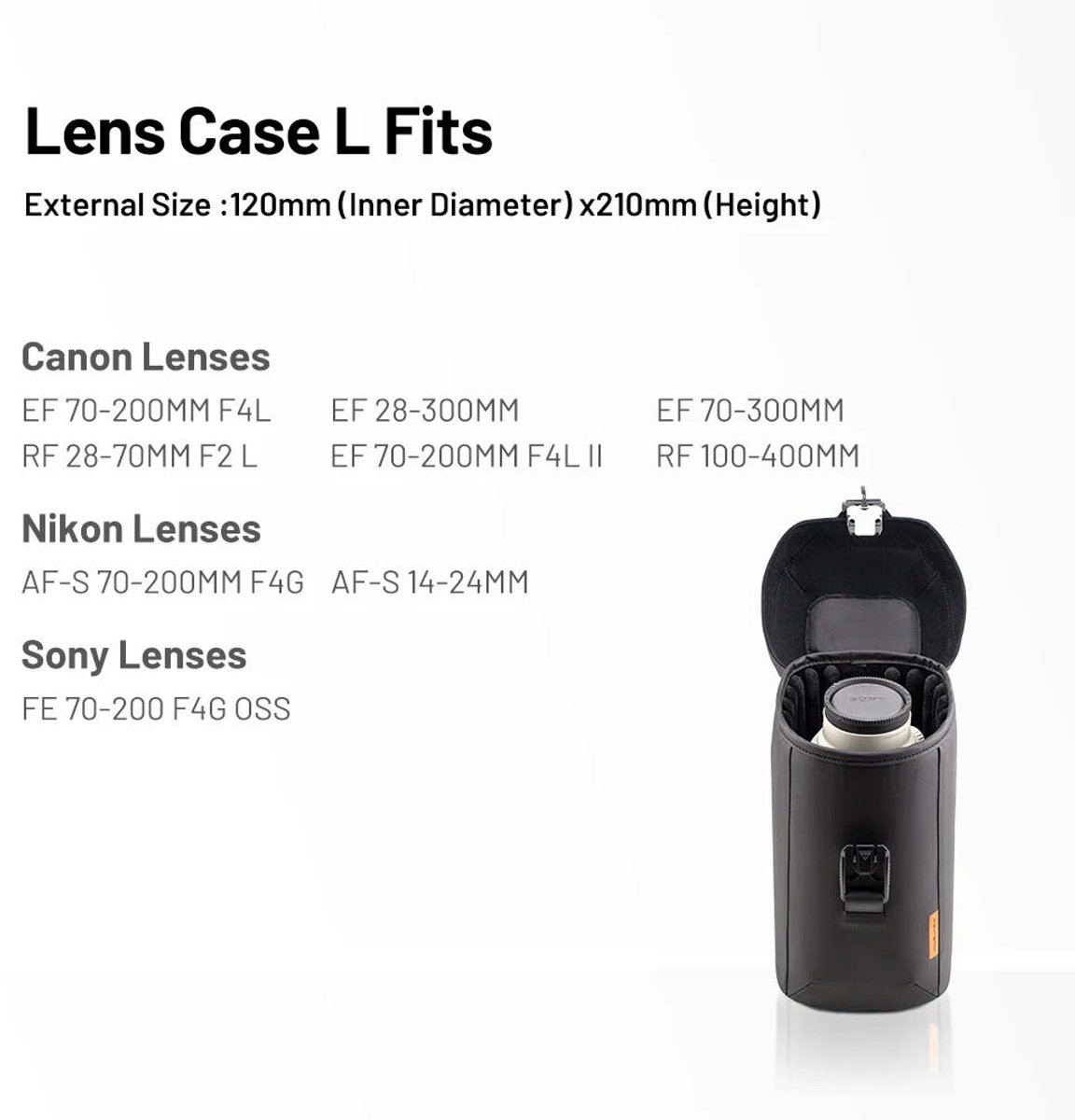 PGYTECH OnePro Flex L Lens Case