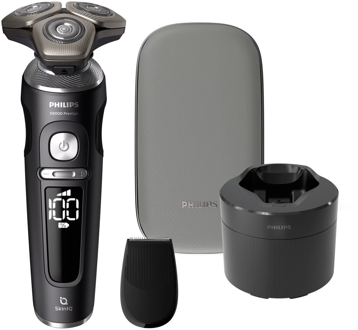 Philips Barbermaskine S9000 Prestige SP9840 - shaver - matt black