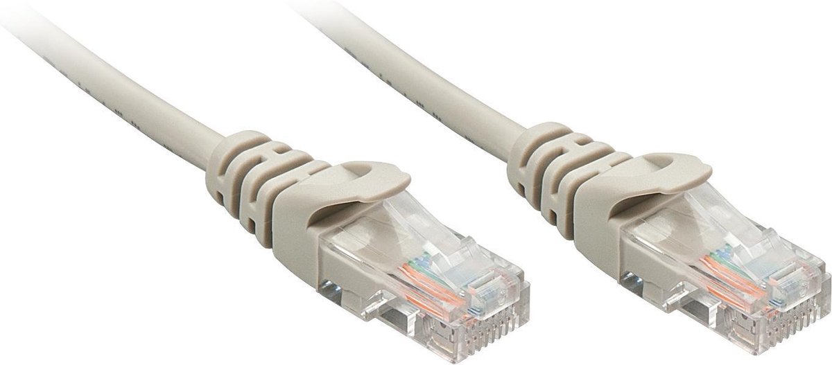 Lindy patch cable - 15 m - grey - Grå - 15m
