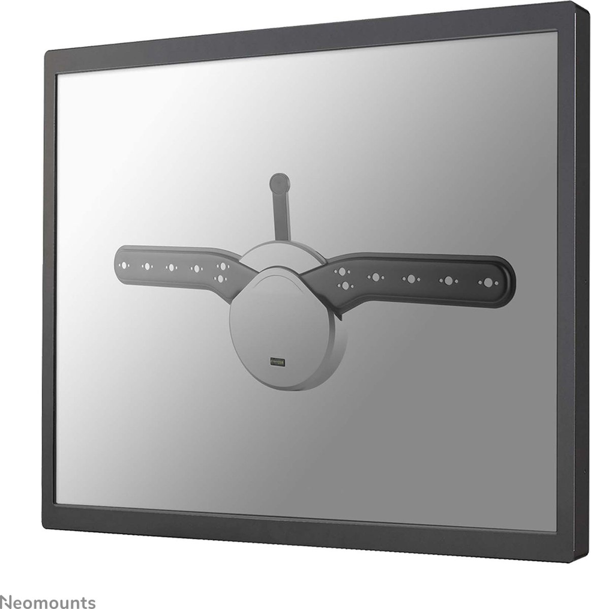 Neomounts OLED-W600 bracket - fixed - for LCD display - black - Maks 40 kg - Maks størrelse 70"
