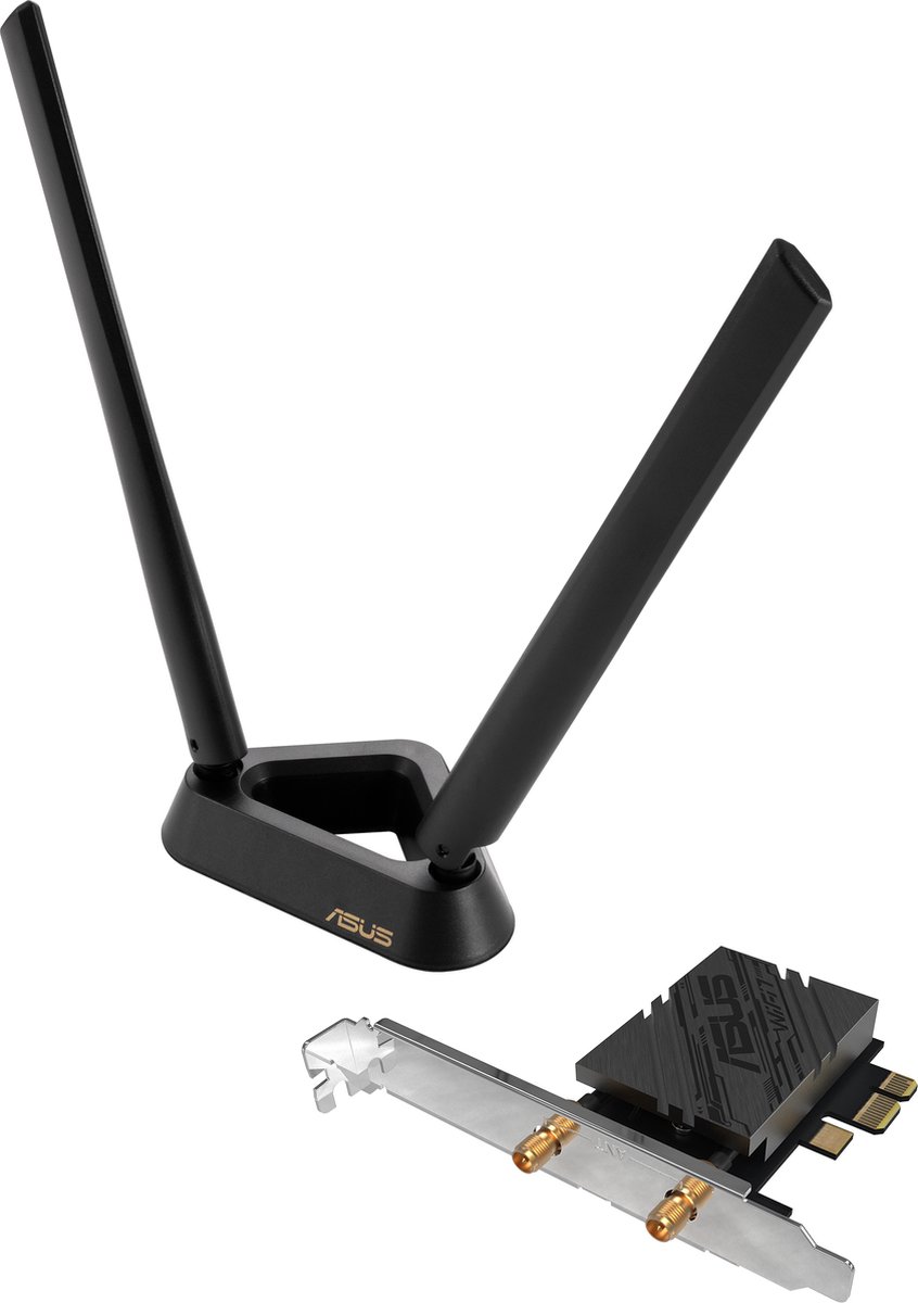 ASUS PCE-BE92BT WiFi 7 PCI-E Adapter 6GHz band 320MHz Bluetooth 5.4 Only Intel