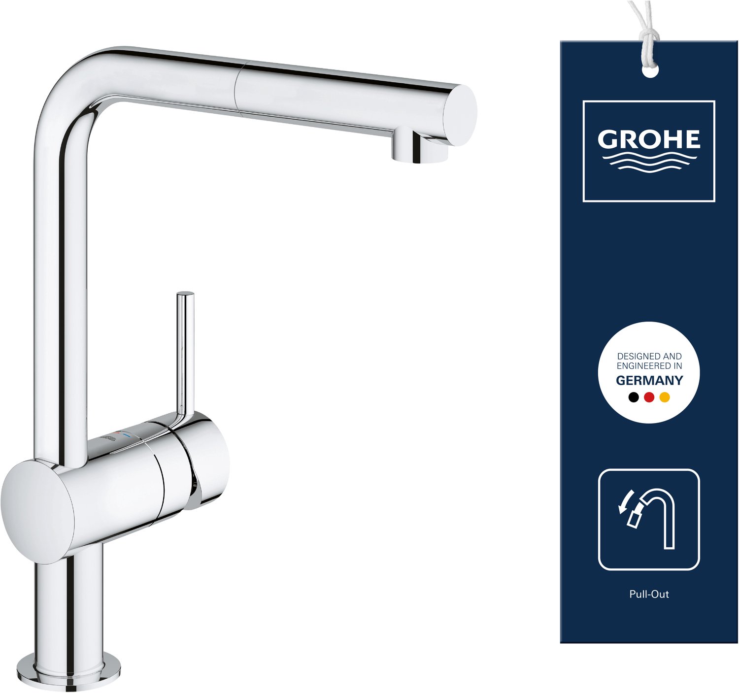 Grohe Minta køkkearmatur, krom