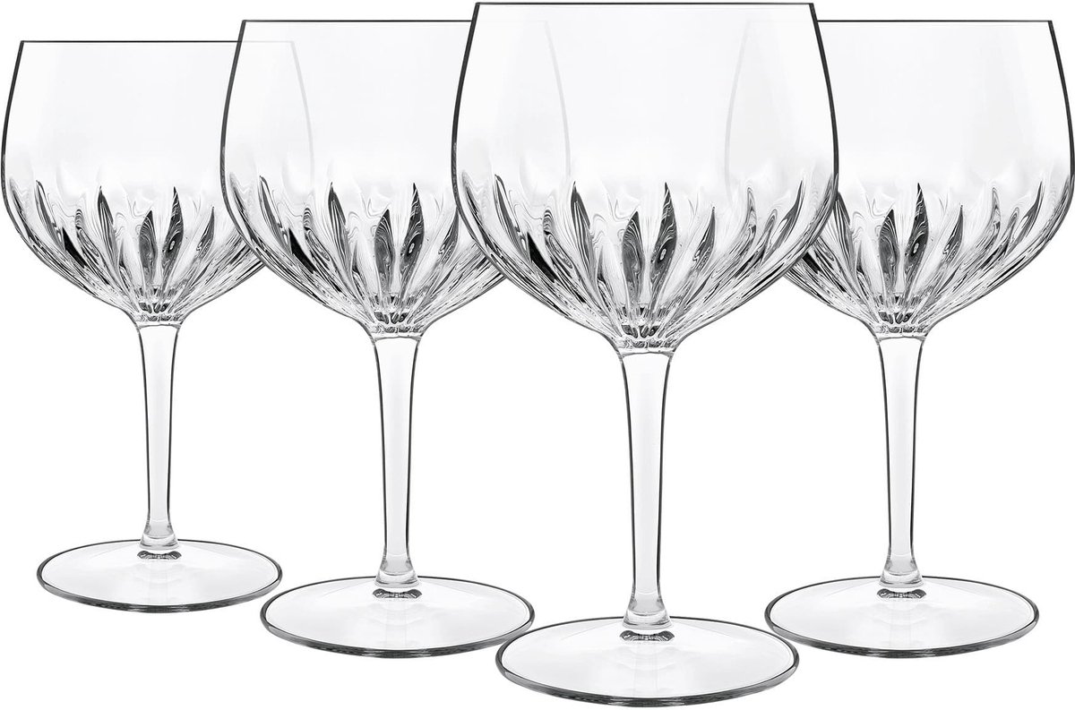 Luigi Bormioli Mixology spanish gin & tonic glass 4 pcs gift box