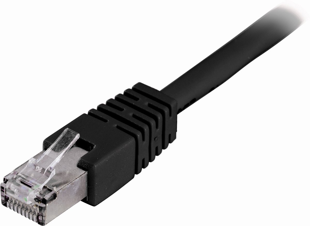 Deltaco LAN CAT 6 - F/UTP - Sort - 25m