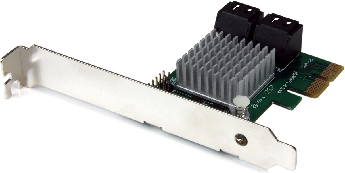 StarTech.com 4 Port PCI Express SATA III 6Gbps RAID Controller Card with Heatsink