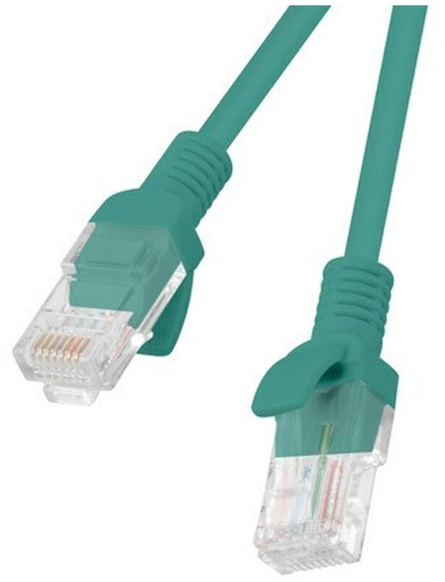Lanberg patch cable - 25 cm - green RAL 6024 - Grøn - 0.25m