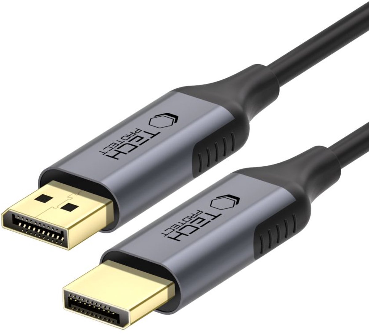 Tech-Protect UltraBoost DisplayPort to DisplayPort 1.4 4K 60Hz 2m Cable - Black