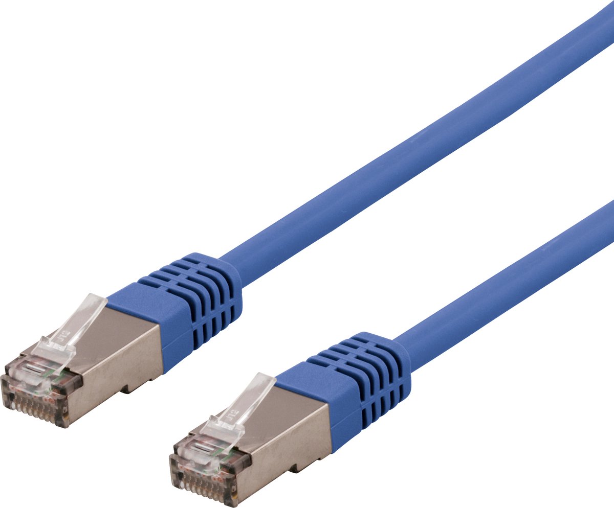 Deltaco patch cable - 2 m - blue - Blå - 2m