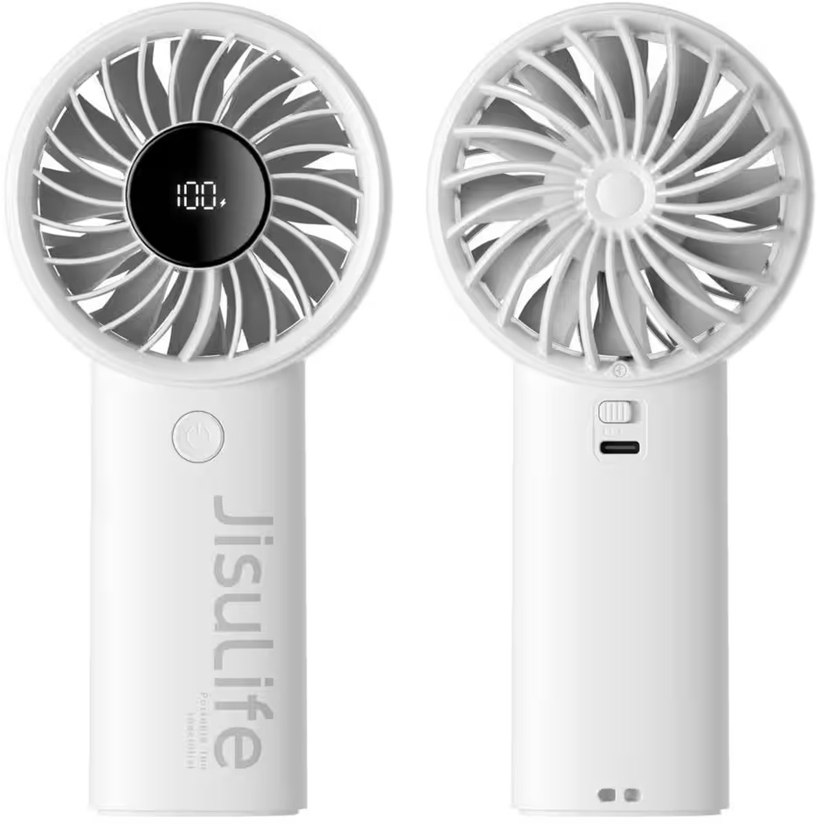 Jisulife Handheld Fan Life4 3600mAh Portable USB Fan - Gray
