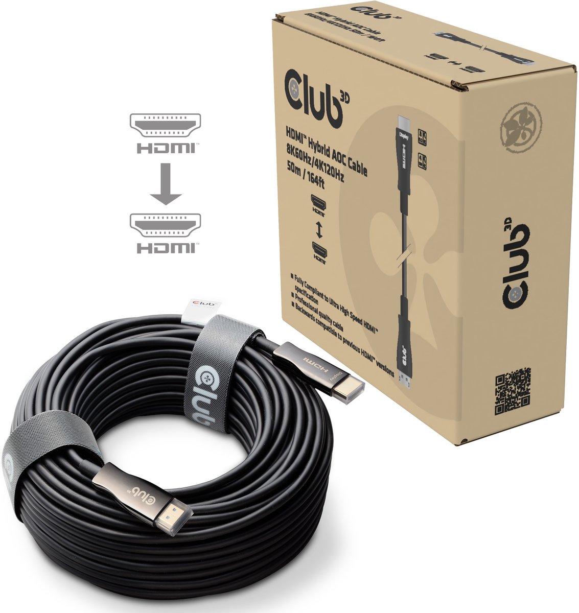 Club 3D HDMI cable - 50 m