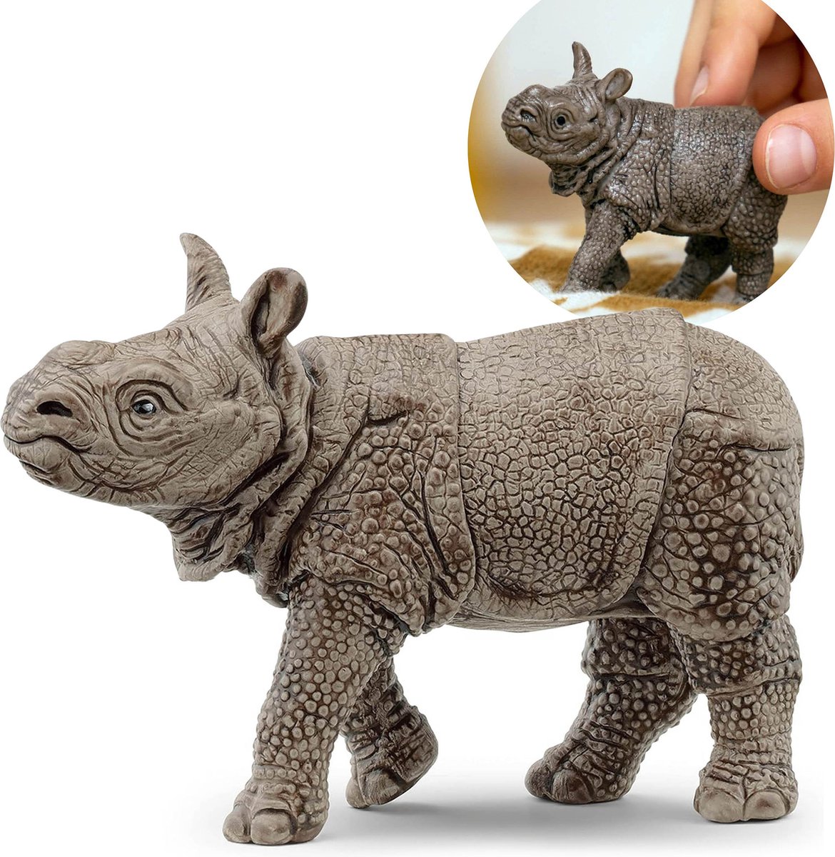 Schleich Indisk næsehornsunge
