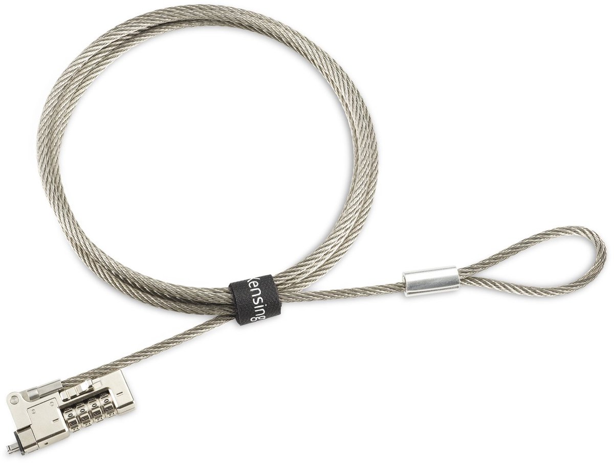 Kensington Slim NanoSaver® 2.0 EQ kombinationslås til bærbar computer