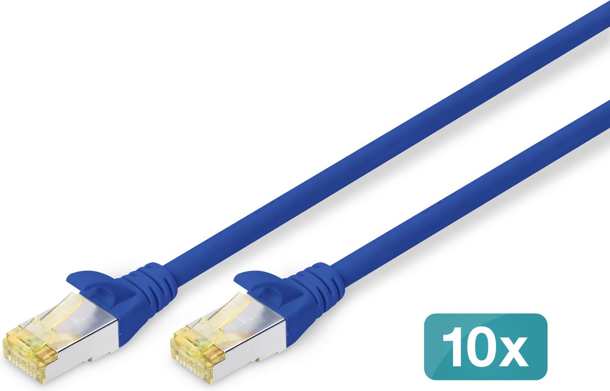 DIGITUS patch cable - 1 m - blue - Blå - 1m