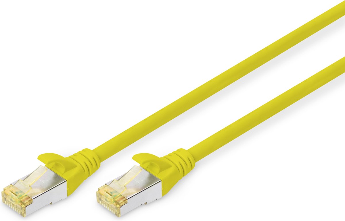 DIGITUS patch cable - 7 m - yellow - Gul - 7m