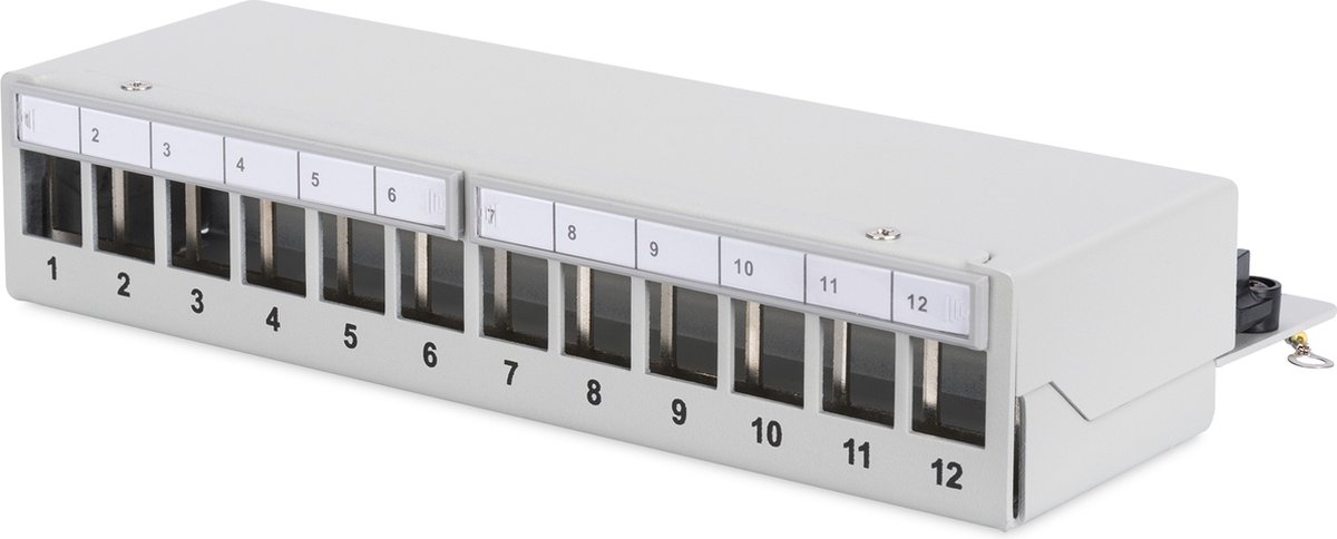 DIGITUS 12-Port Desktop Modular Patch Panel