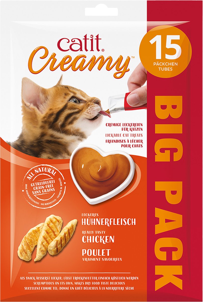Catit catit cremet premium godbid til katte kylling