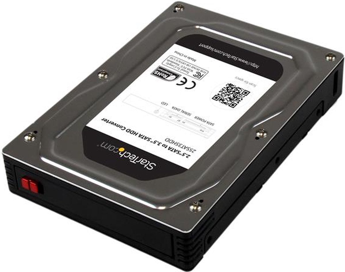 StarTech.com 2.5" SSD/HDD to 3.5" SATA Aluminum HDD Adapter Enclosure