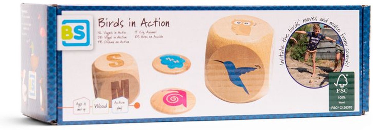 BS Toys Birds in Action Wood - Children's Play