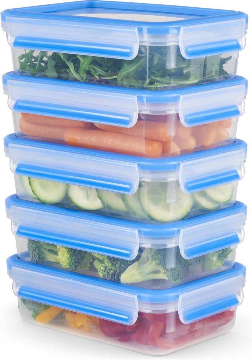 Tefal MasterSeal Mealprep Set 5 x 0.8L