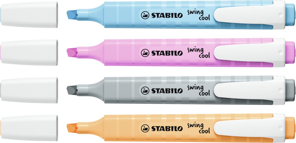 STABILO swing cool - Highlighter - Set of 4