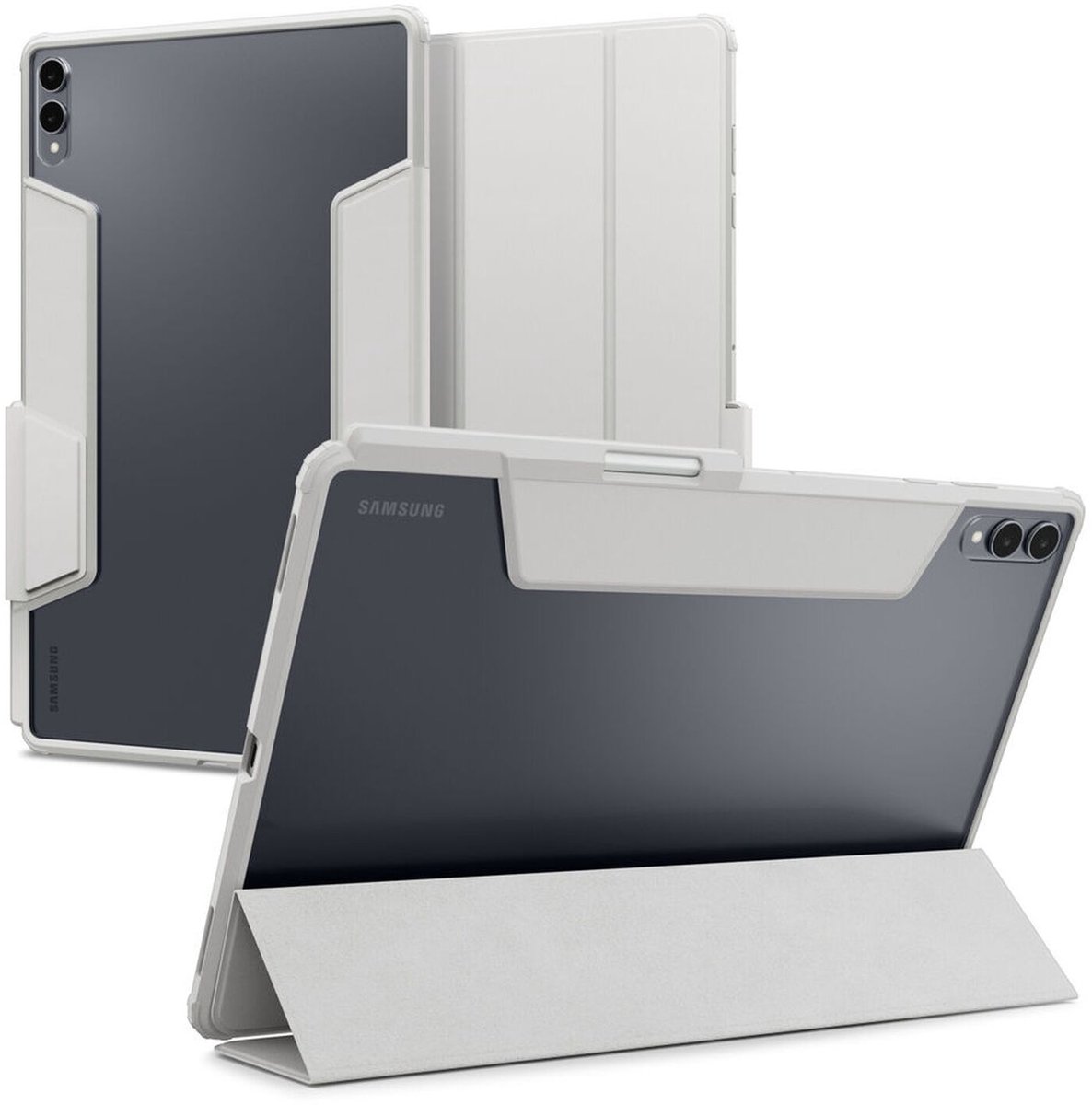Spigen Ultra Hybrid Pro - gray - Samsung Galaxy Tab S11 Ultra