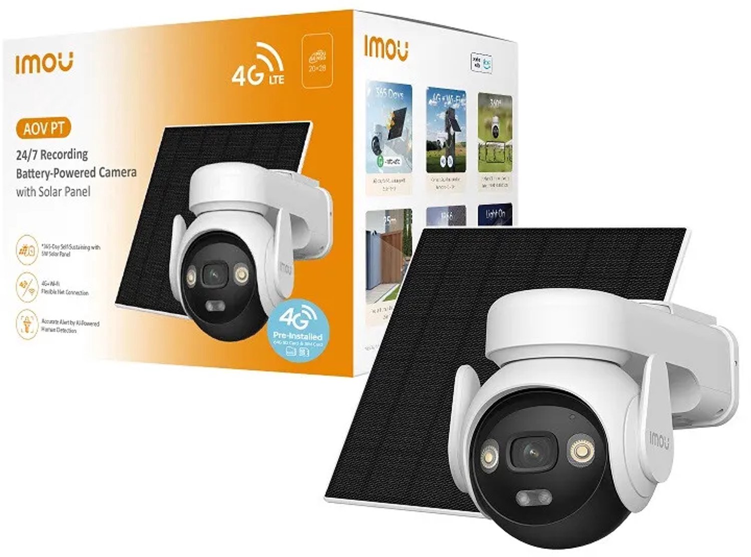 IMOU AOV PT KIT udendørs pan-tilt IP-kamera