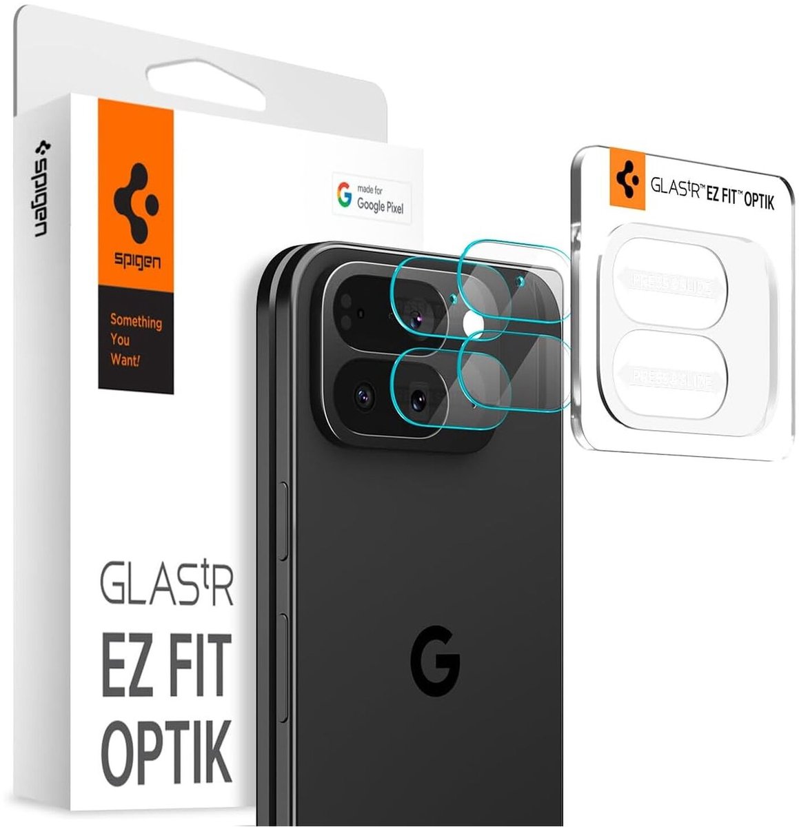 Spigen Glass tR EZ Fit Optik 2 Pack - crystal clear - Google Pixel 10 Pro Fold