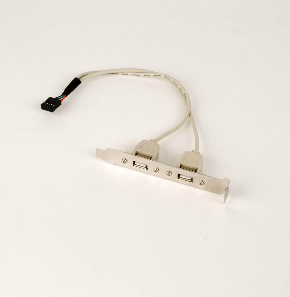 Gembird CC-USB-RECEPTACLE - USB panel - 5 pin in-line to USB - 25 cm