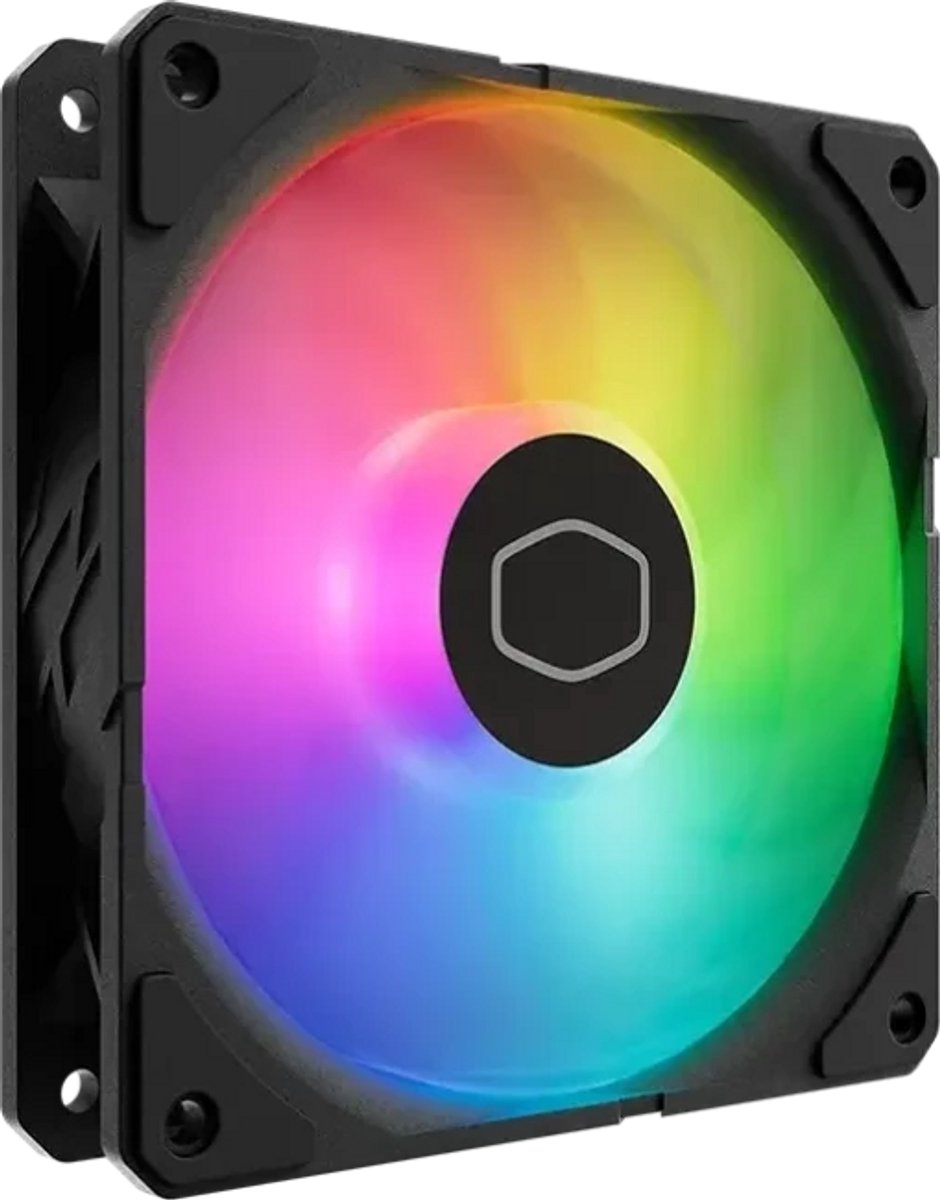 Cooler Master SickleFlow Edge 120 ARGB Fan - Black - Kabinet køler - 120mm - Sort