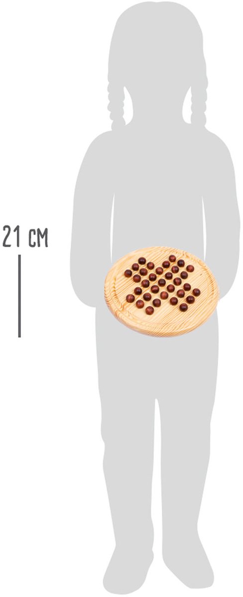 Small Foot - Wooden Solitaire Game