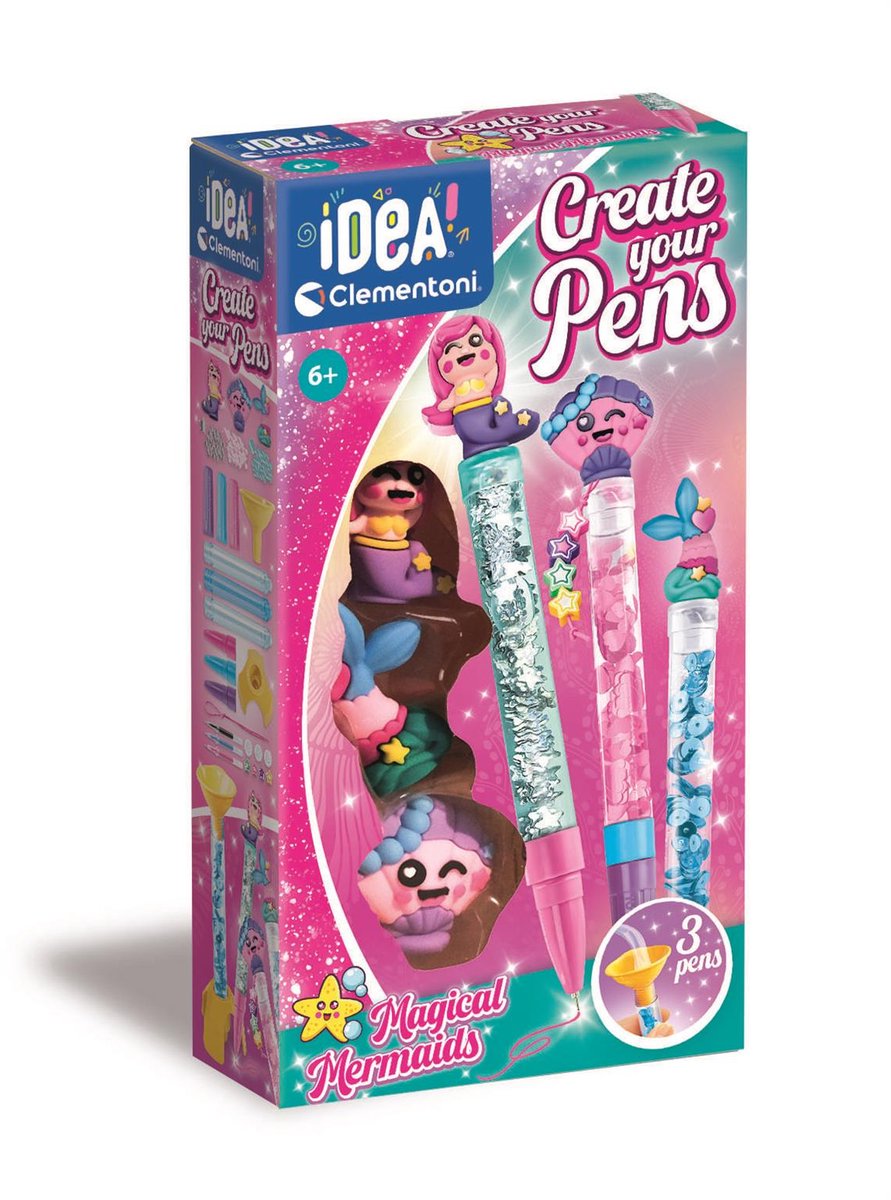 Clementoni Idea Make your own Pens - Magical Mermaids