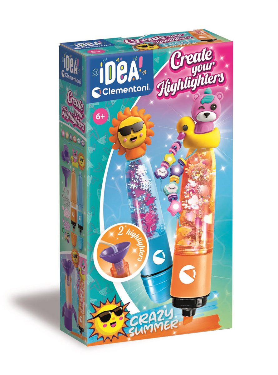 Clementoni Idea Make your own Highlighters - Crazy Summer