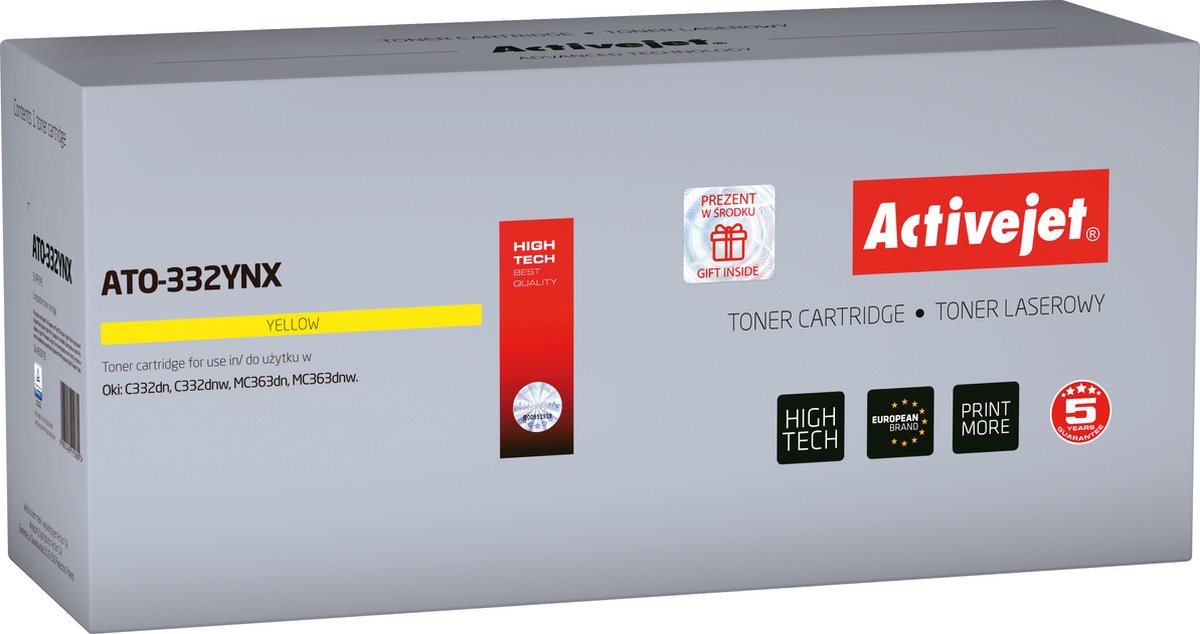 ActiveJet Supreme ATO-510BNX - black - compatible - toner cartridge (alternative for: OKI 44973508)
