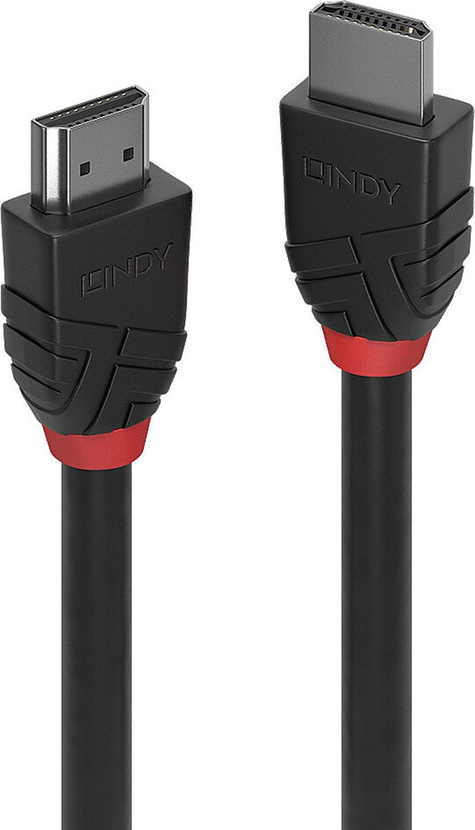 Lindy Black Line HDMI cable with Ethernet - 5 m