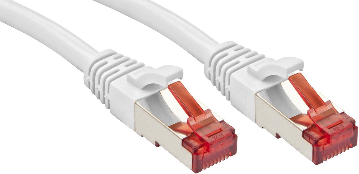 Lindy patch cable - 1 m - white - Hvid - 1m