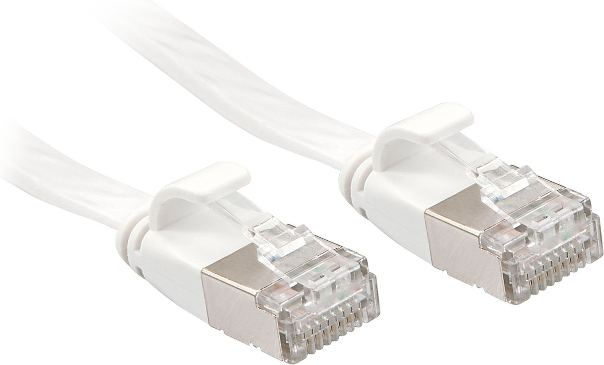 Lindy patch cable - 2 m - white - Hvid - 2m