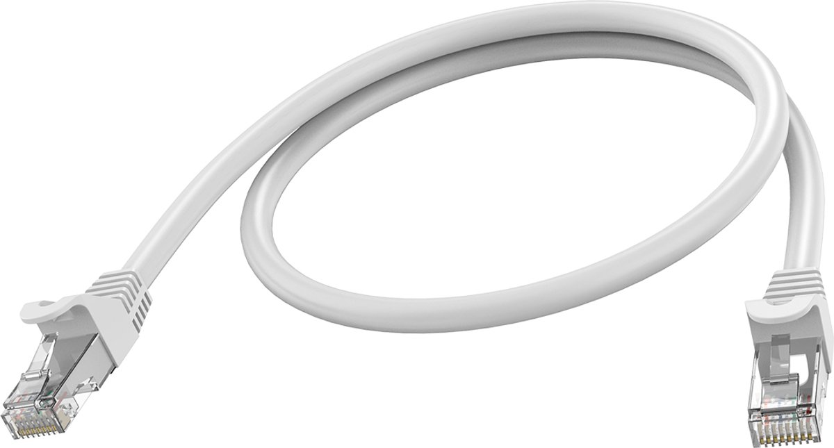 Vision network cable - 50 cm - white - Hvid - 0.5m