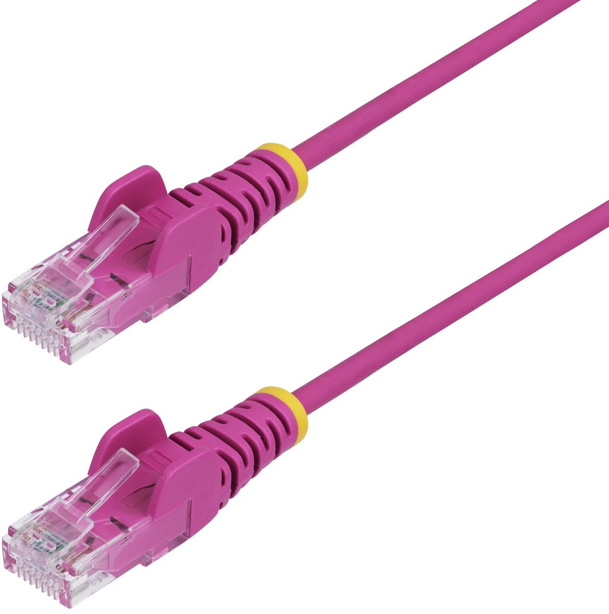 StarTech.com 2.5m Pink Slim CAT6 Ethernet Cable Snagless 28AWG LSZH - patch cable - 2.5 m - pink - Pink - 2.5m