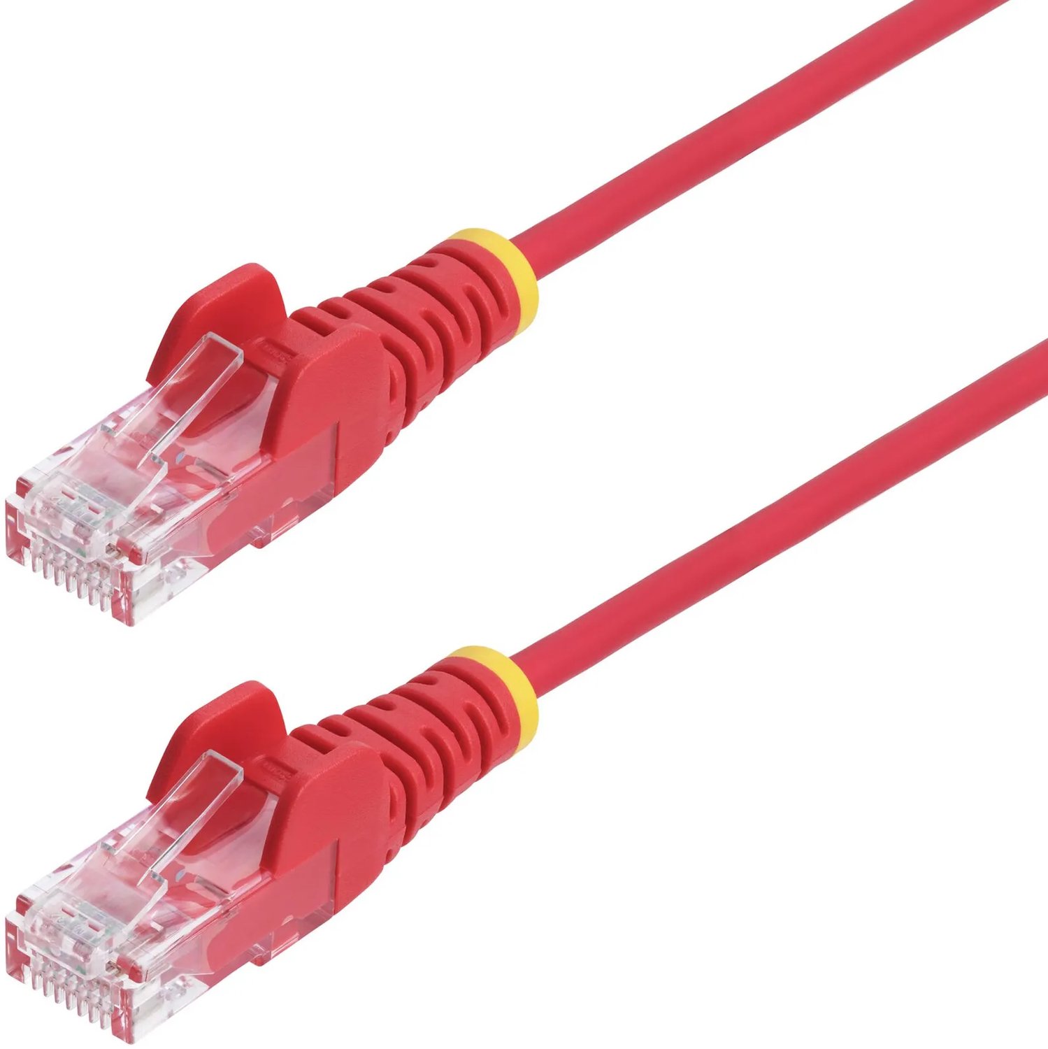 StarTech.com 15m Red Slim CAT6 Ethernet Cable Snagless 28AWG LSZH - patch cable - 15 m - red - Rød - 15m