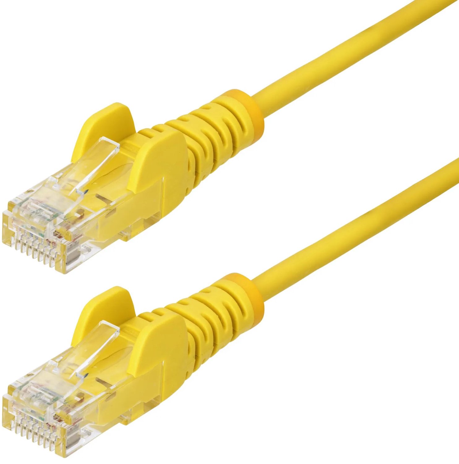 StarTech.com 10m Yellow Slim CAT6 Ethernet Cable Snagless 28AWG LSZH - patch cable - 10 m - yellow - Gul - 10m