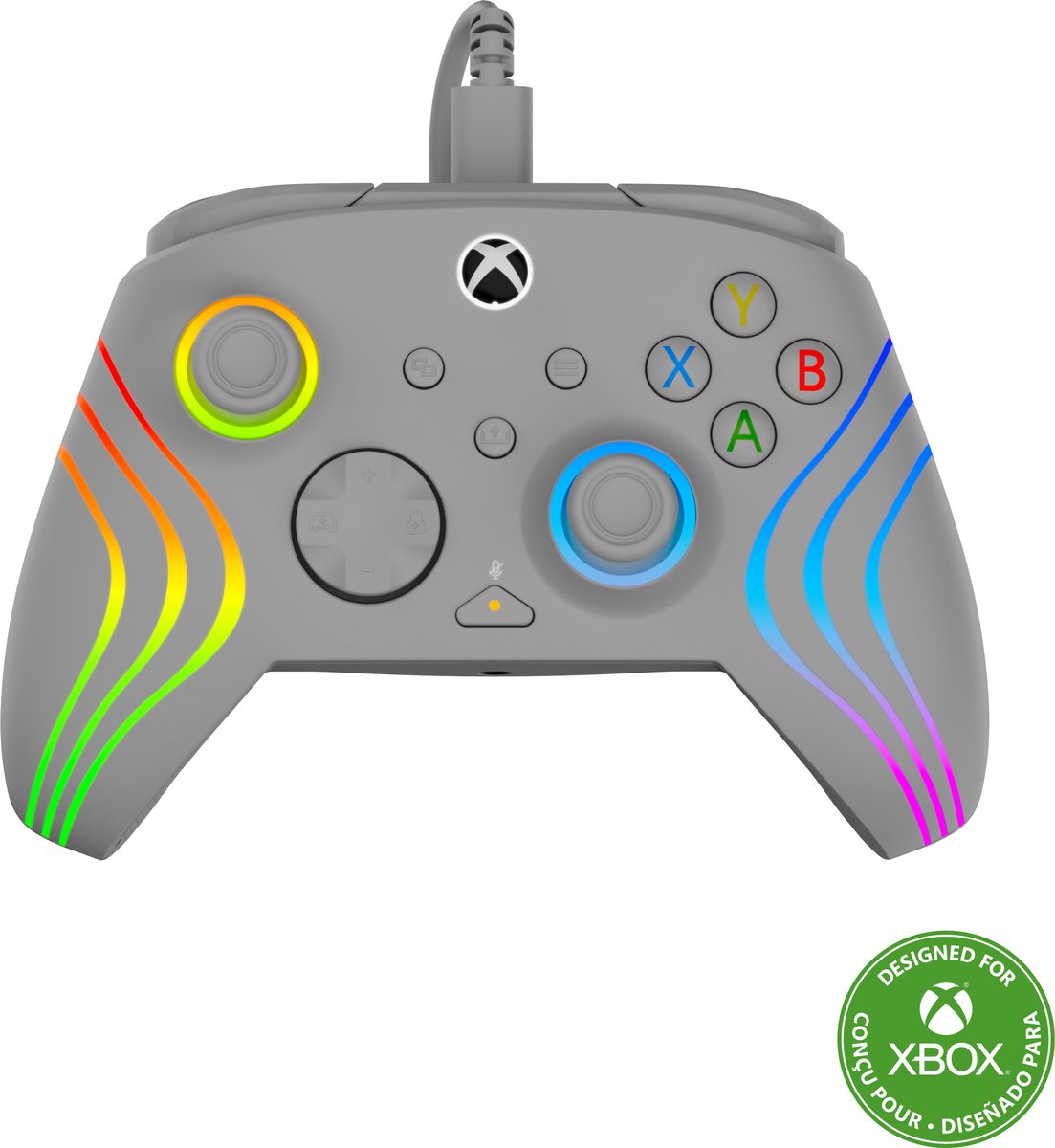 Turtle Beach Afterglow Wave - Grey - Wired Controller - Microsoft Xbox Series S