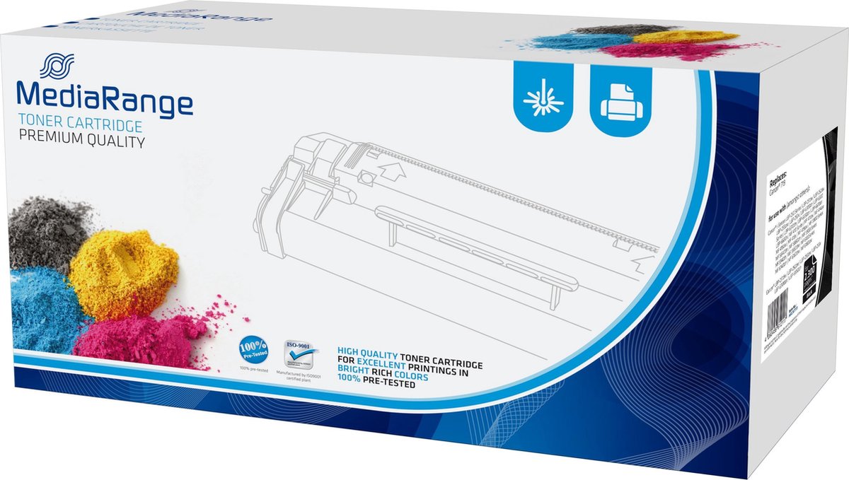 MediaRange - black - compatible - toner cartridge (alternative for: Canon 719)