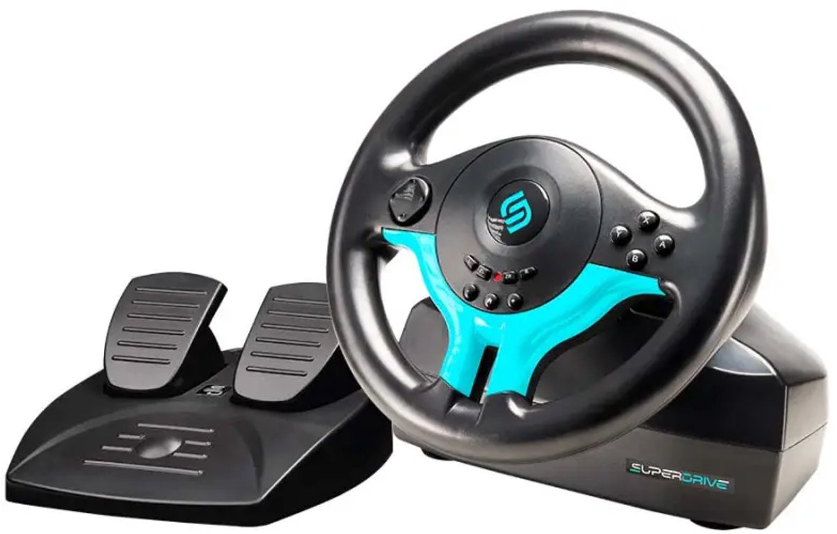 Subsonic SV250-S Special Edition - BLUE - Wheel, gamepad and pedals set - Nintendo Switch 2