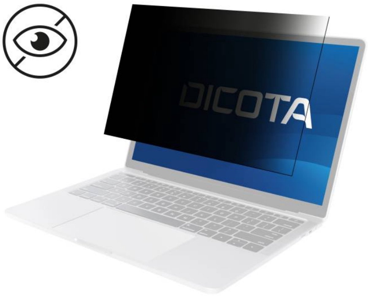 Dicota 2-Way Magnetic Privacy Skærmbeskyttelse til Laptop 15.6" (16:9) | Sort