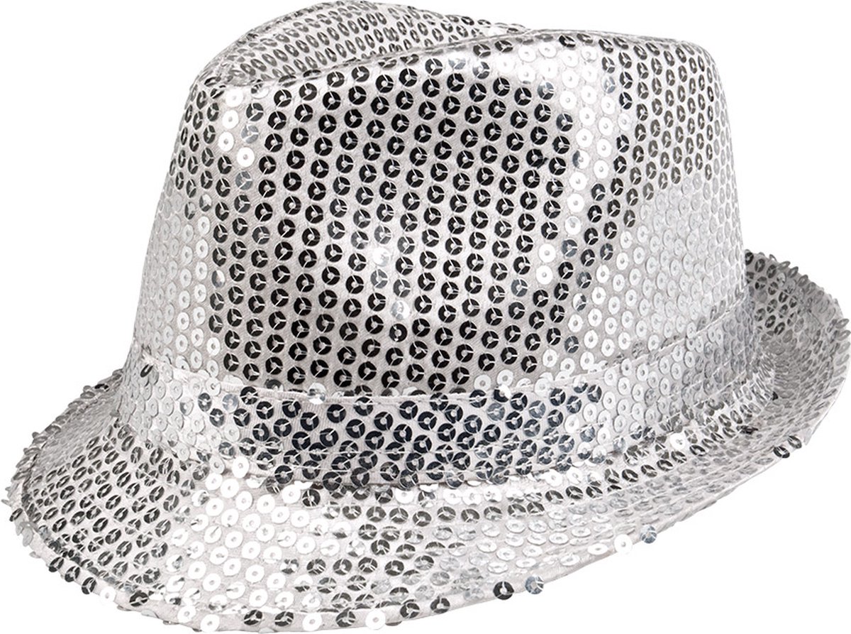 Boland - Hat Popstar Sequins Silver