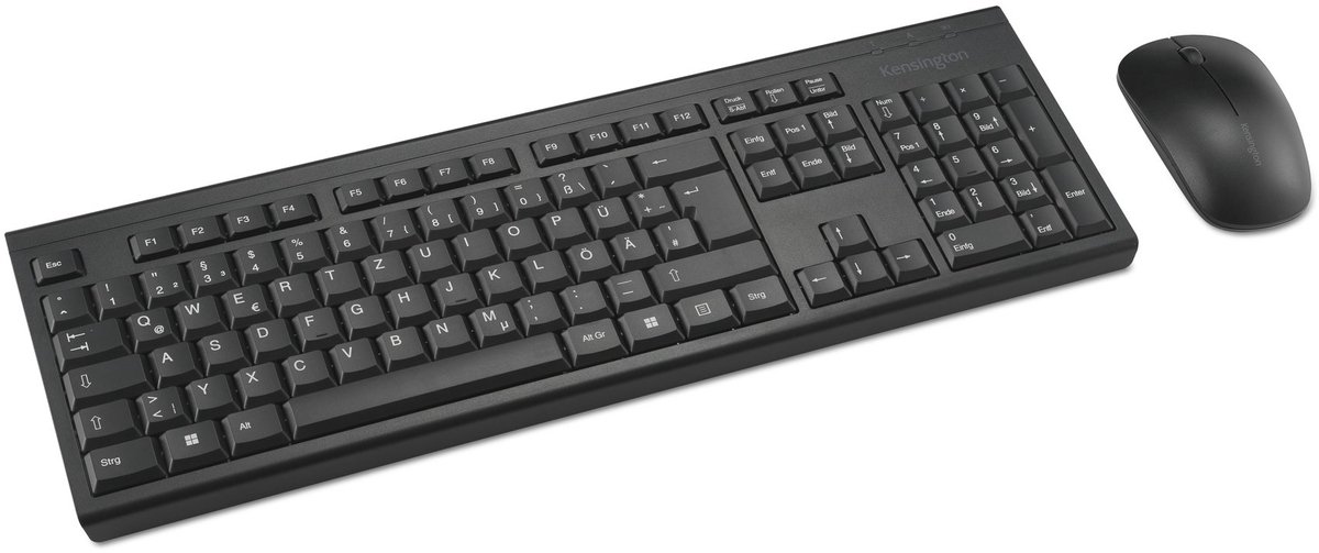 Kensington KM150 EQ - Tastatur & Mus sæt - Sort