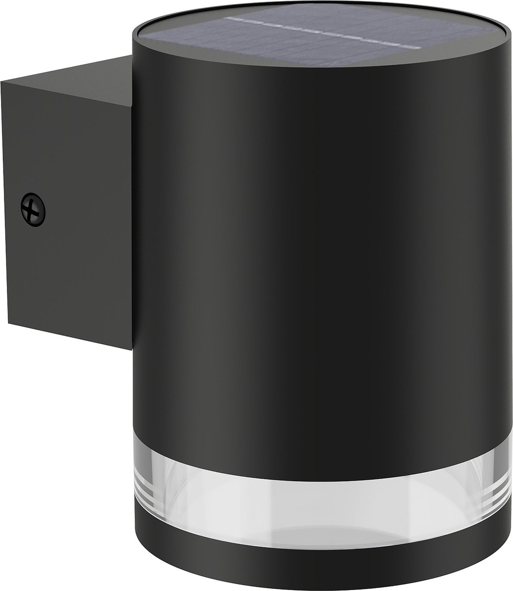 Philips Fyce udendørs væglampe, solcelle, 1,5W, 2700K, sort