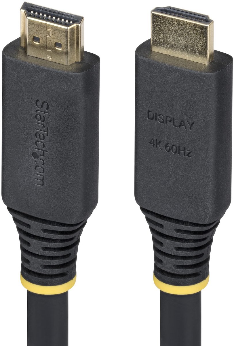 StarTech.com 15m (49.2ft) Active High Speed HDMI Cable 4K60Hz - HDMI cable with Ethernet - 15 m